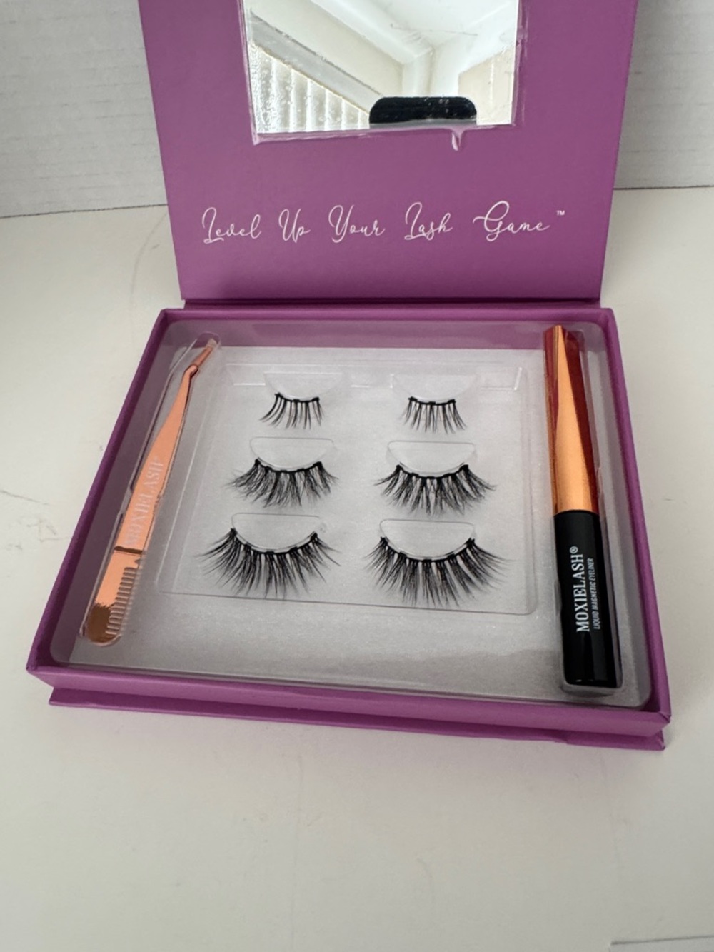 MoxieLash Magnetic False Eyelash Kit - Black